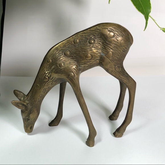Vintage decorative brass deer 🦌 figurine - Picture 11 of 15